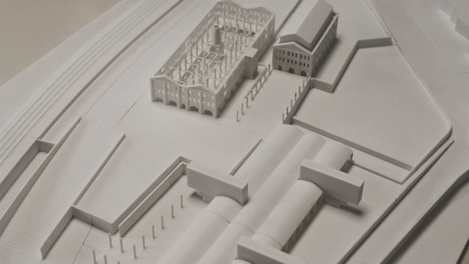 Modello architettonico per un progetto di riqualificazione urbana